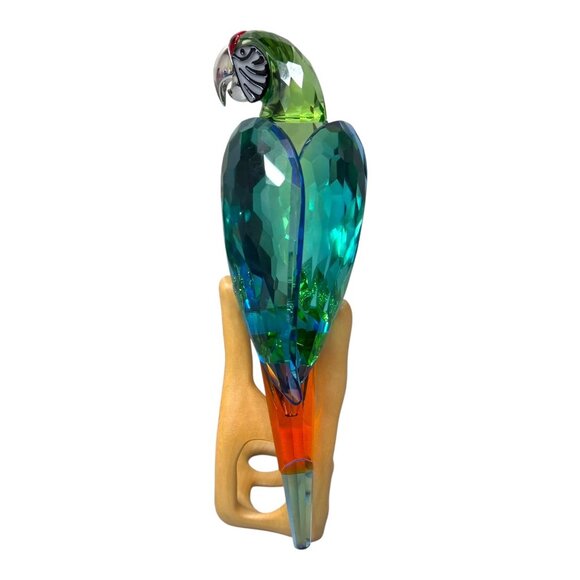 Swarovski Macaw Crystal Parrot Sculpture Masterpiece Large Glass Figurine READ - Picture 3 of 8